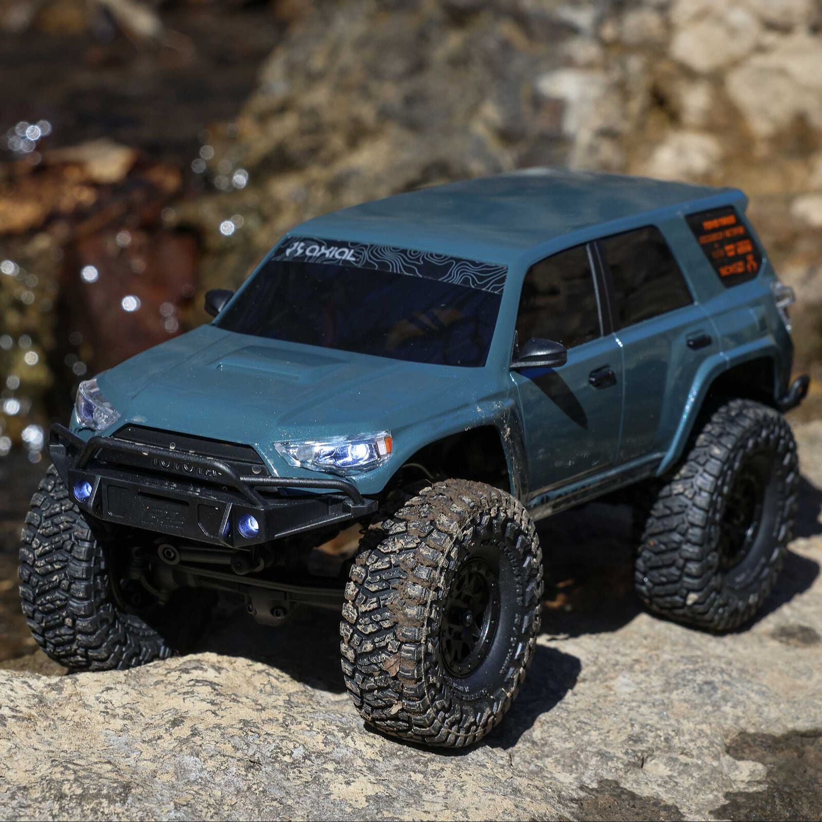 Axial 1/24 SCX24 Toyota 4Runner 4X4 RTR Brushed Rock Crawler (Battery & Charger Included), Gray