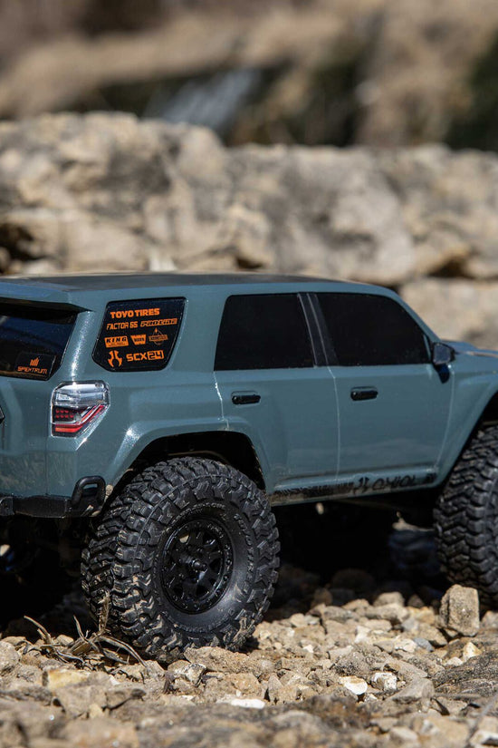 Axial 1/24 SCX24 Toyota 4Runner 4X4 RTR Brushed Rock Crawler (Battery & Charger Included), Gray