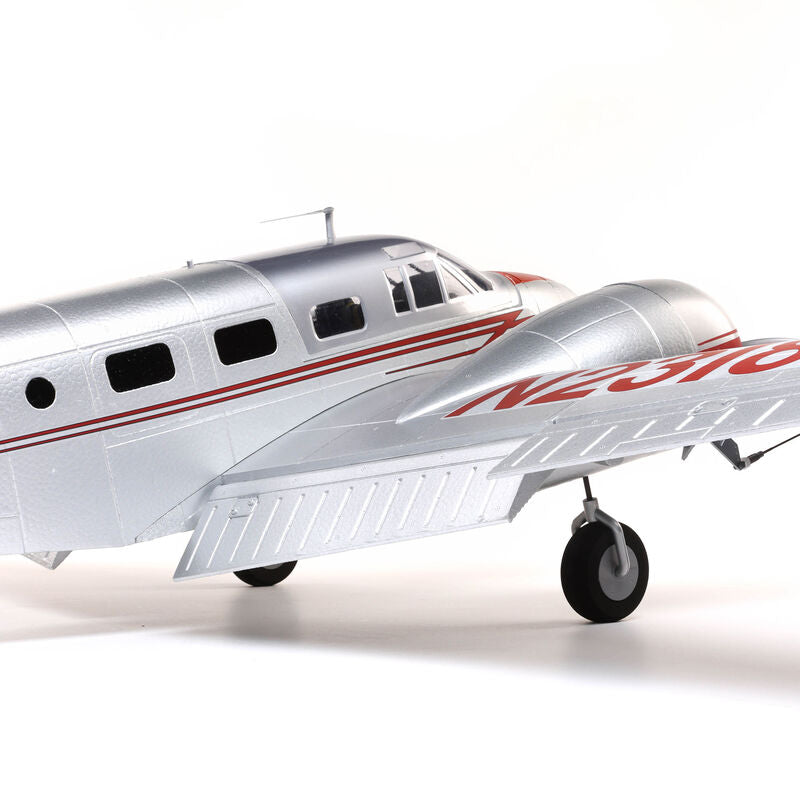 E-flite Beechcraft D18 1.5m Plug-N-Play Electric Airplane (1499mm) w/Smart ESC