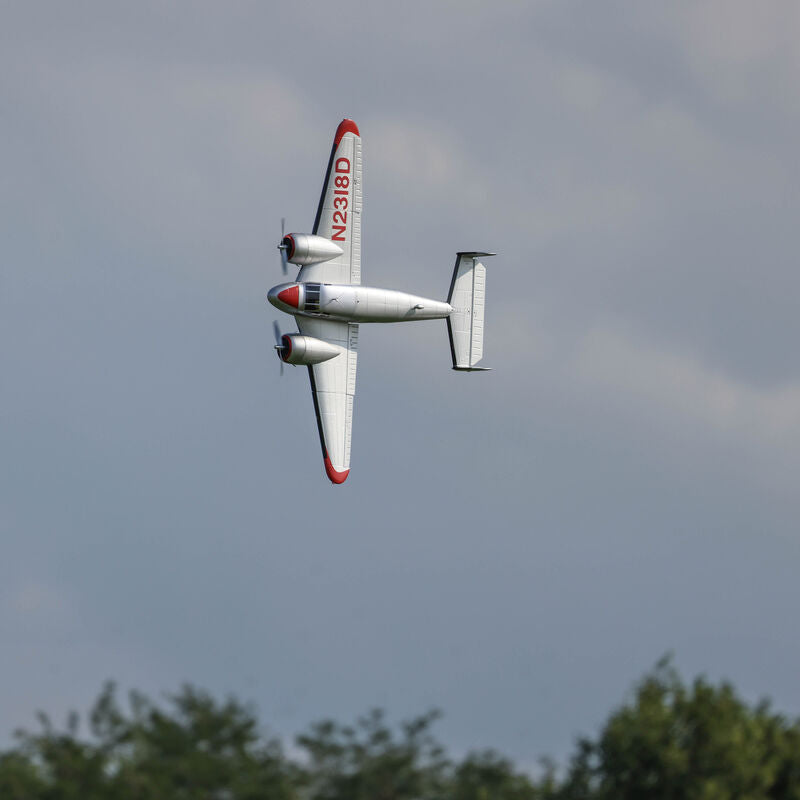 E-flite Beechcraft D18 1.5m Plug-N-Play Electric Airplane (1499mm) w/Smart ESC