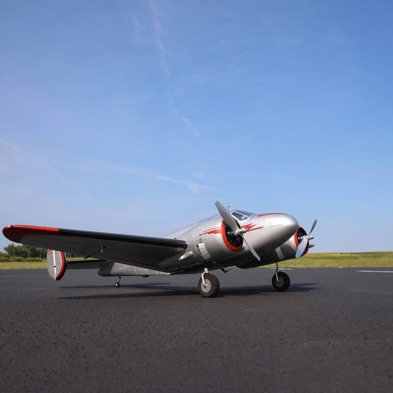 E-flite Beechcraft D18 1.5m Plug-N-Play Electric Airplane (1499mm) w/Smart ESC