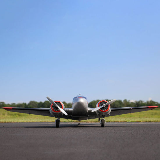 E-flite Beechcraft D18 1.5m Plug-N-Play Electric Airplane (1499mm) w/Smart ESC