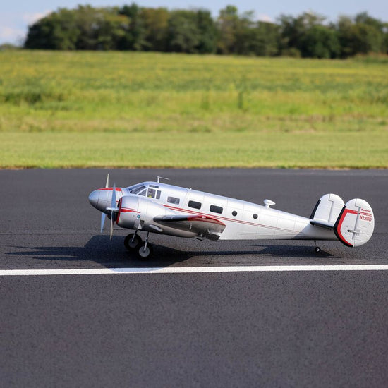 E-flite Beechcraft D18 1.5m Plug-N-Play Electric Airplane (1499mm) w/Smart ESC