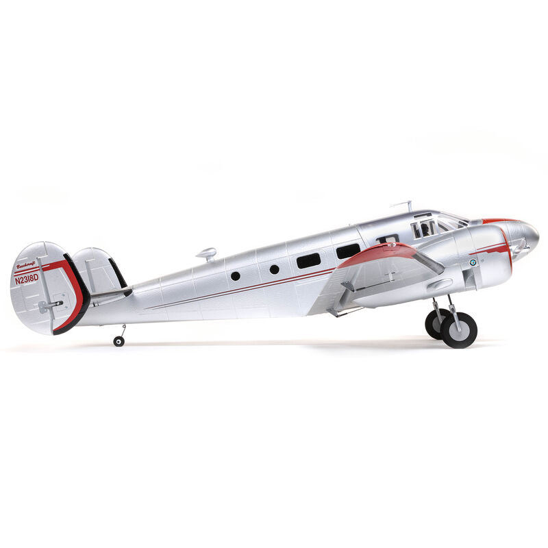 E-flite Beechcraft D18 1.5m Plug-N-Play Electric Airplane (1499mm) w/Smart ESC
