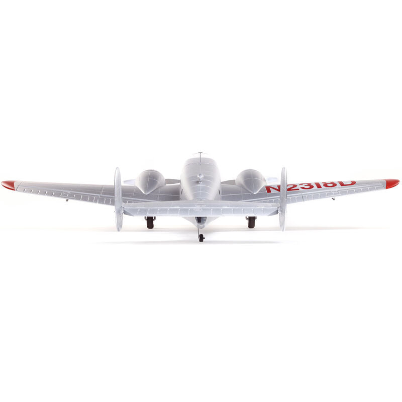 E-flite Beechcraft D18 1.5m Plug-N-Play Electric Airplane (1499mm) w/Smart ESC