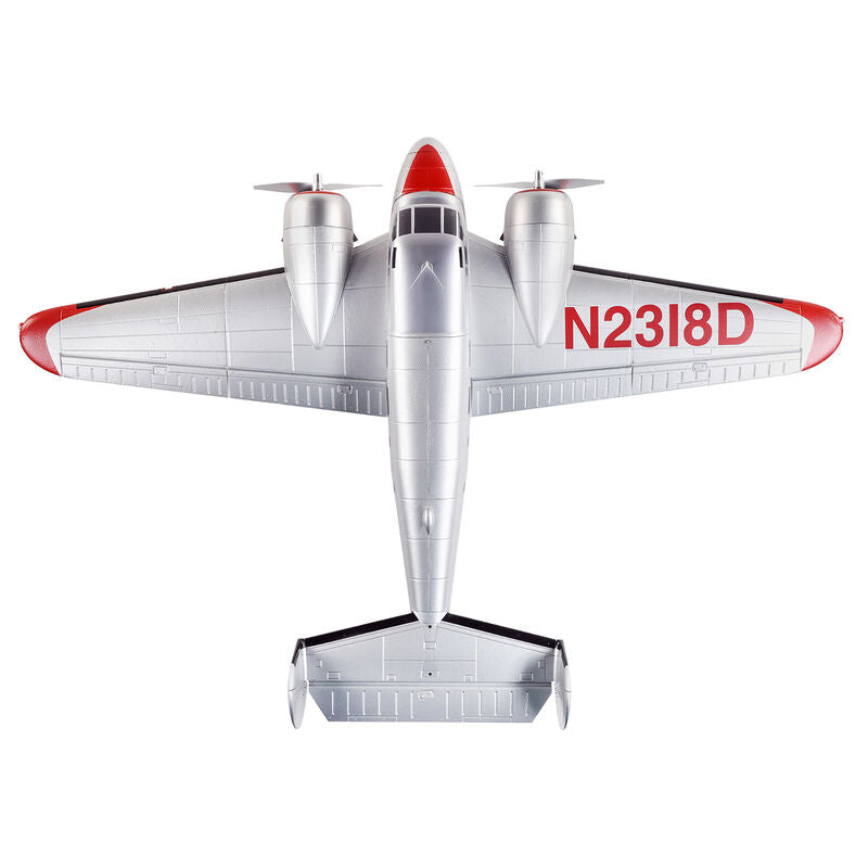 E-flite Beechcraft D18 1.5m Plug-N-Play Electric Airplane (1499mm) w/Smart ESC