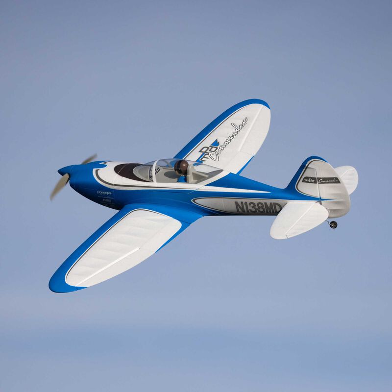 E-flite Commander mPd 1.4m BNF Basic Electric Airplane (1400 mm) w/AS3X & SAFE Select