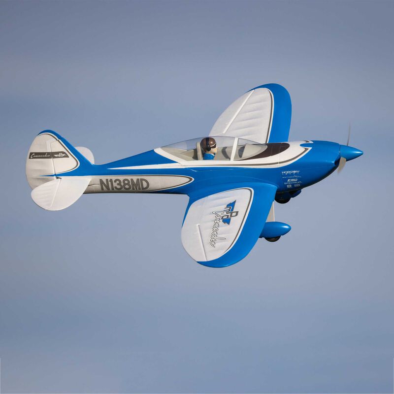 E-flite Commander mPd 1.4m BNF Basic Electric Airplane (1400 mm) w/AS3X & SAFE Select
