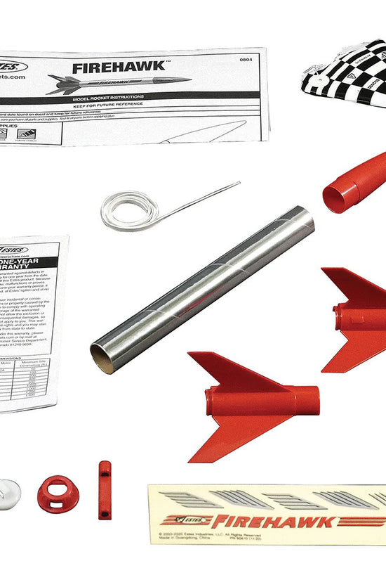 Estes Firehawk Beginner Model Rocket Kit (13mm Mini Engine)