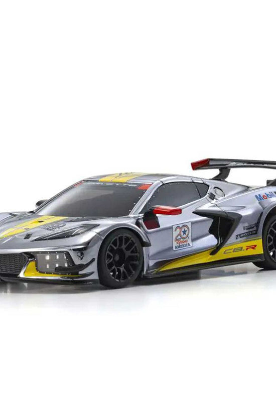 Kyosho MR-04 Mini-Z RWD ReadySet w/Chevrolet® Corvette® C8.R Body (Chrome/Yellow) w/KT-531P 2.4GHz Radio