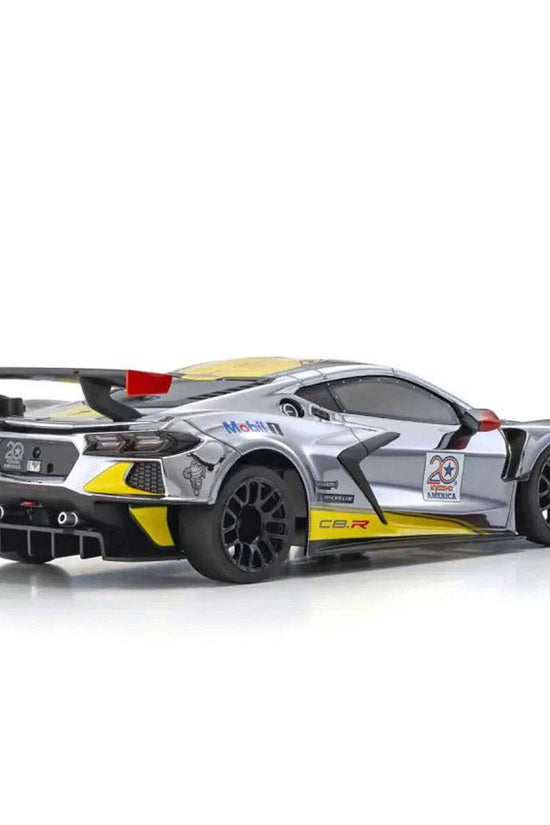 Kyosho MR-04 Mini-Z RWD ReadySet w/Chevrolet® Corvette® C8.R Body (Chrome/Yellow) w/KT-531P 2.4GHz Radio