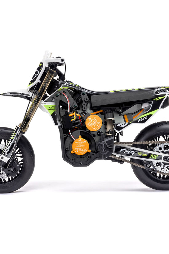 Losi Promoto-SM FXR Supermoto RTR 1/4 Brushless Motorcycle (White/FRX) w/2.4GHz Radio, Battery & Charger