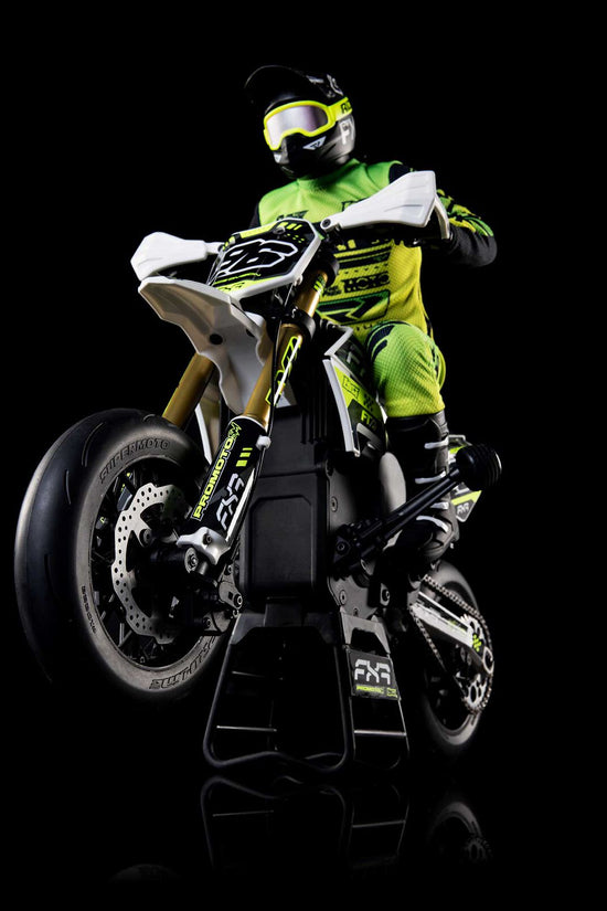 Losi Promoto-SM FXR Supermoto RTR 1/4 Brushless Motorcycle (White/FRX) w/2.4GHz Radio, Battery & Charger