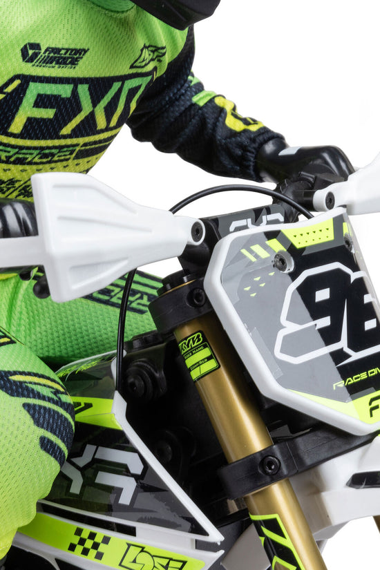 Losi Promoto-SM FXR Supermoto RTR 1/4 Brushless Motorcycle (White/FRX) w/2.4GHz Radio, Battery & Charger