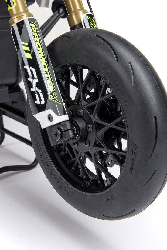 Losi Promoto-SM FXR Supermoto RTR 1/4 Brushless Motorcycle (White/FRX) w/2.4GHz Radio, Battery & Charger