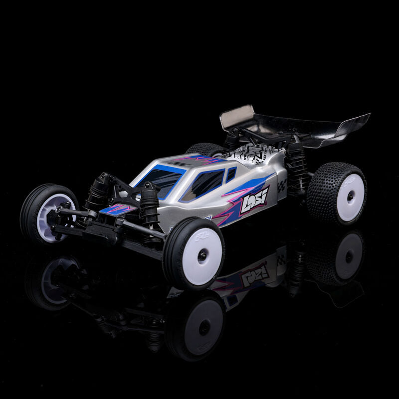 Losi Micro-B 2.0 1/24 RTR 2WD Buggy (Silver) w/2.4GHz Radio, Battery & Charger