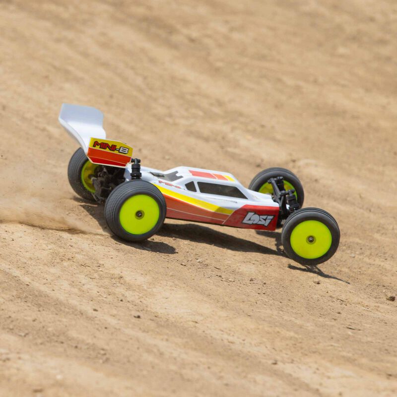 Losi Mini-B 1/16 RTR Brushless 2WD Buggy (Red) w/2.4GHz Radio, Battery & Charger