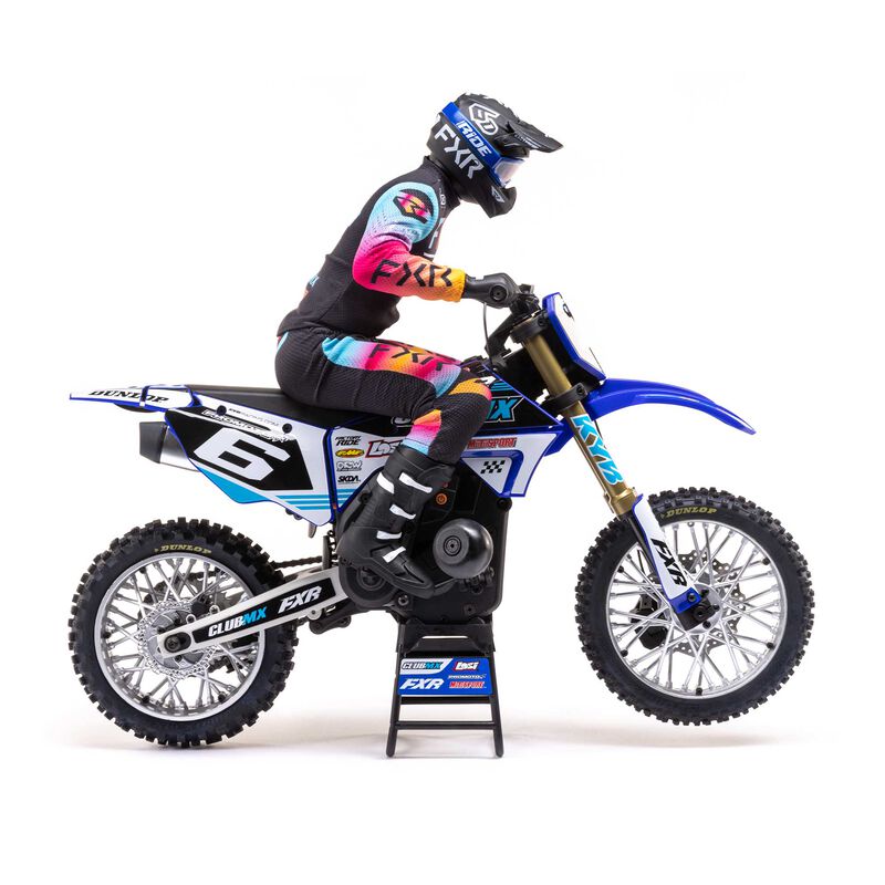 Losi Promoto-MX RTR 1/4 Brushless Motorcycle (ClubMX) w/2.4GHz DX3PM Radio & MS6X System