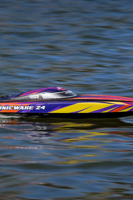 Pro Boat(Red) Sonicwake 24” Self-Righting Brushless Deep-V RTR