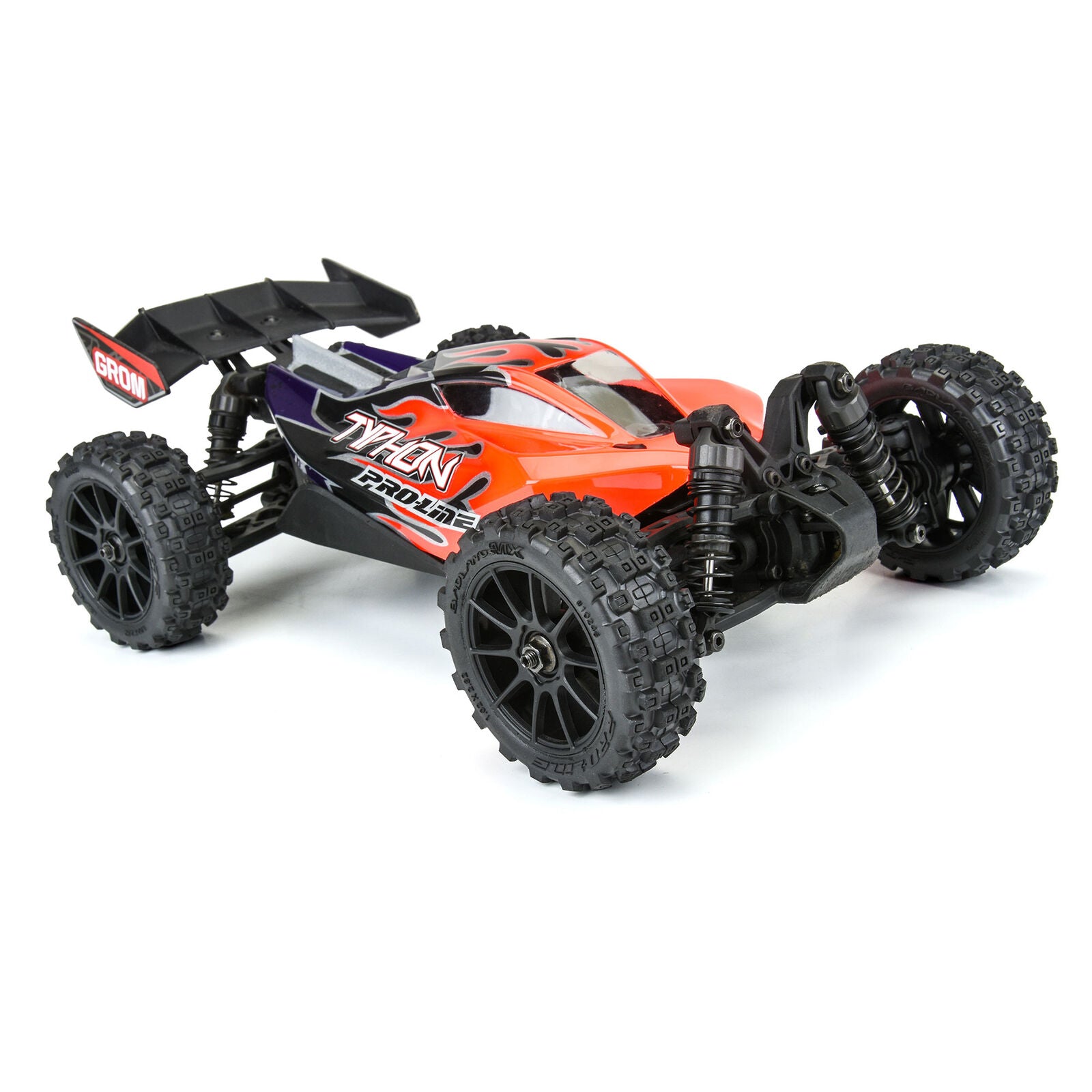 Pro-Line Badlands MX 1.9" Pre-Mounted Buggy Tire w/Mach-10 Wheel (Black) (4) (Medium) (Typhon Grom)