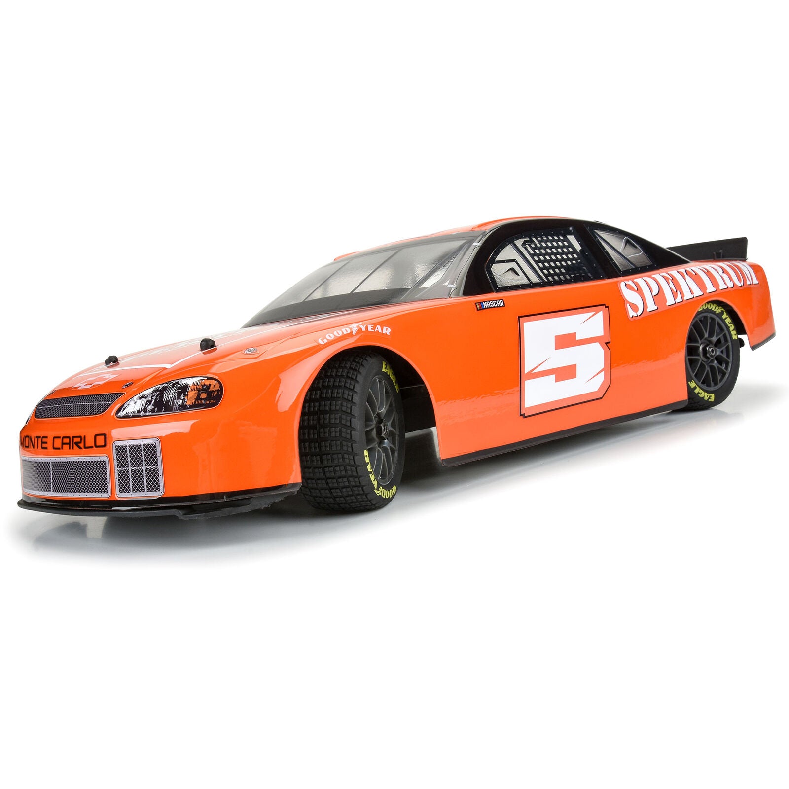 Pro-Line Racing 1/12 Goodyear Eagle Dirt Tire F/R MTD Gray Wheels (4): Losi NASCAR