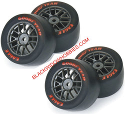 Pro-Line Racing 1/12 Goodyear Eagle Tire F/R MTD Gray Wheels (4): Losi NASCAR