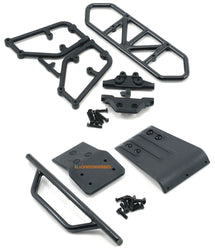 RPM Front ,Rear bumper & Skid Plate For Traxxas Slash 4x4(Black)