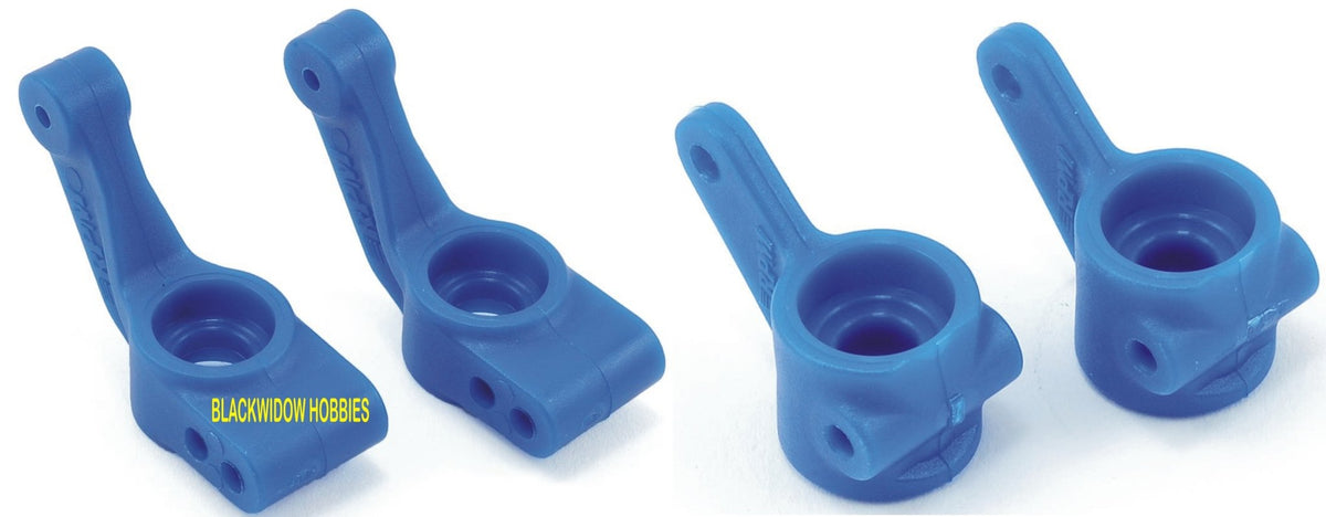 RPM R/C Front & Rear Bearing Carriers(Not Compatible with 2wd BL-2s Truck) for Traxxas 2wd Rustler,2wd Stampede, 2wd Bandit, 2wd Slash