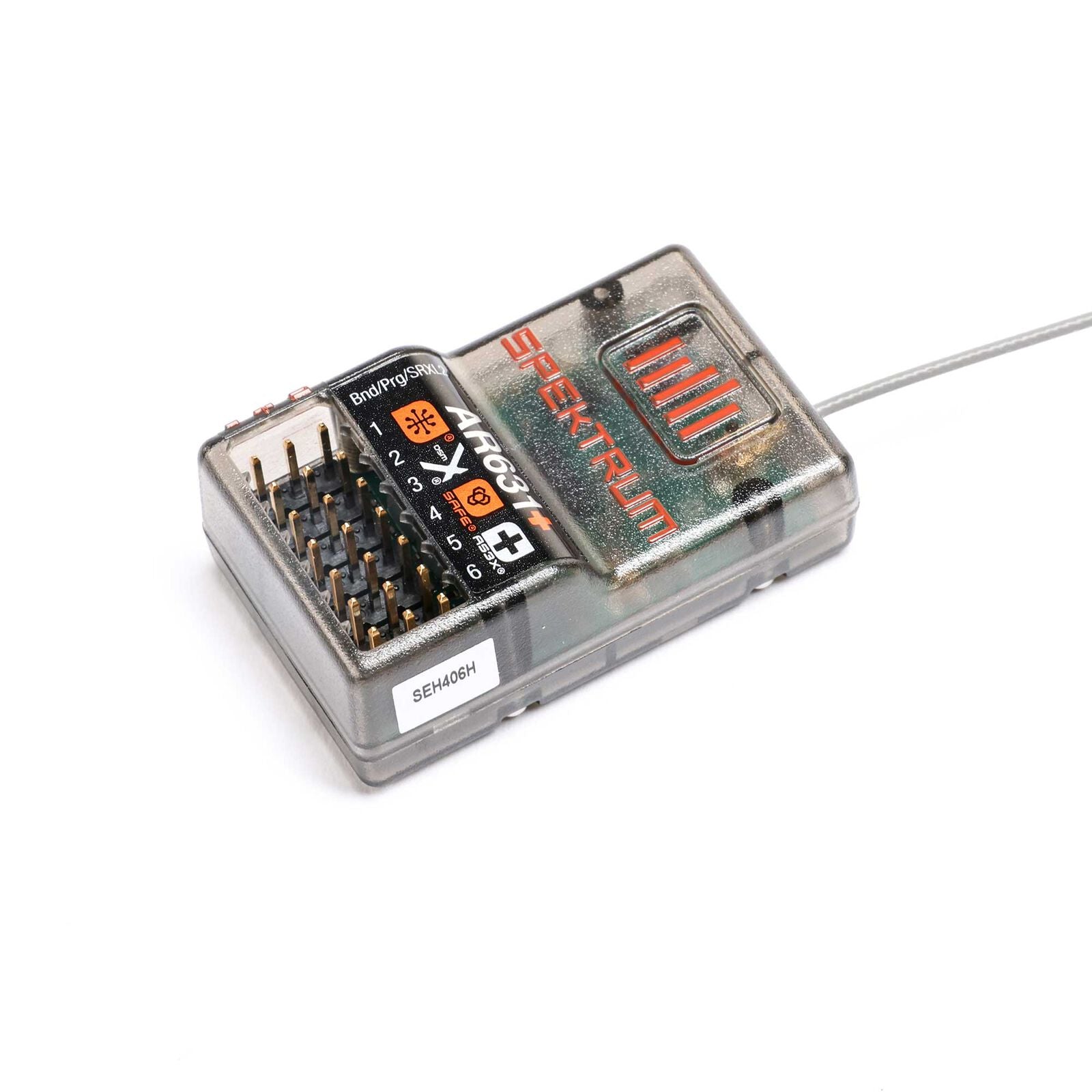 Spektrum RC AR631+ DSMX 6-Channel Aircraft Telemetry Receiver w/AS3X+ & SAFE