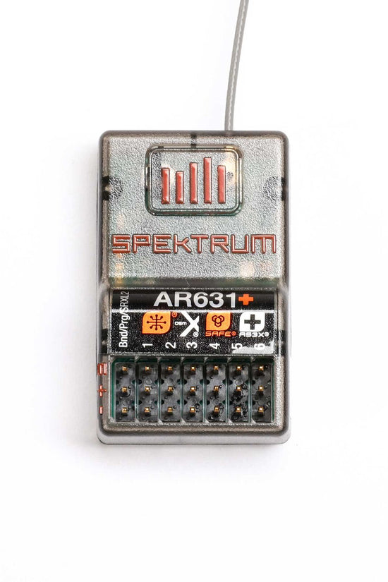 Spektrum RC AR631+ DSMX 6-Channel Aircraft Telemetry Receiver w/AS3X+ & SAFE