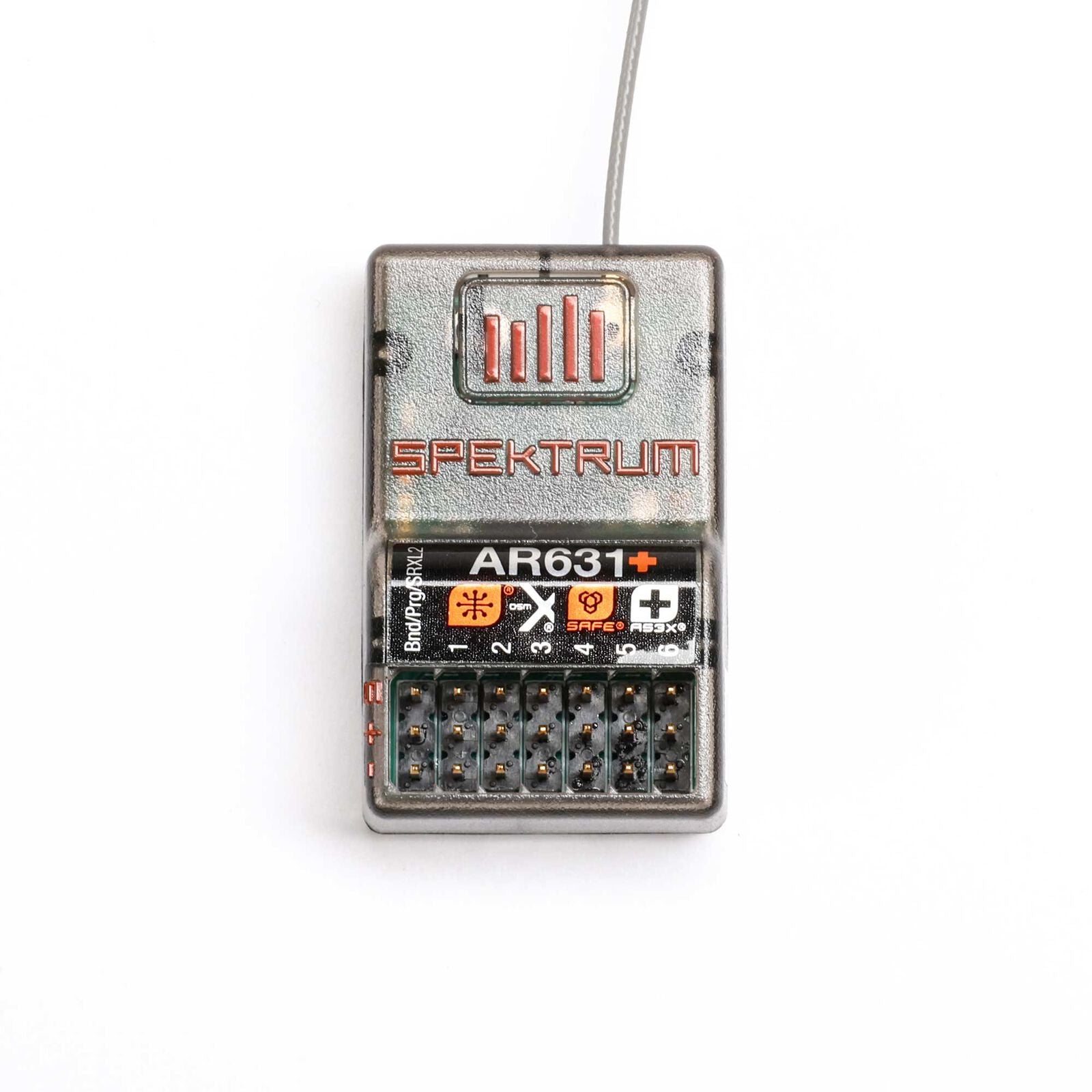 Spektrum RC AR631+ DSMX 6-Channel Aircraft Telemetry Receiver w/AS3X+ & SAFE