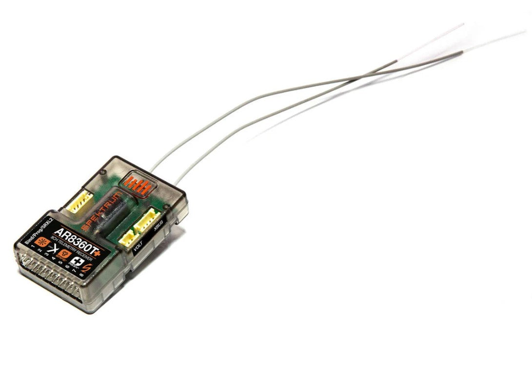 Spektrum RC AR8360T+ 8-Channel DSMX AS3X & SAFE Telemetry Receiver
