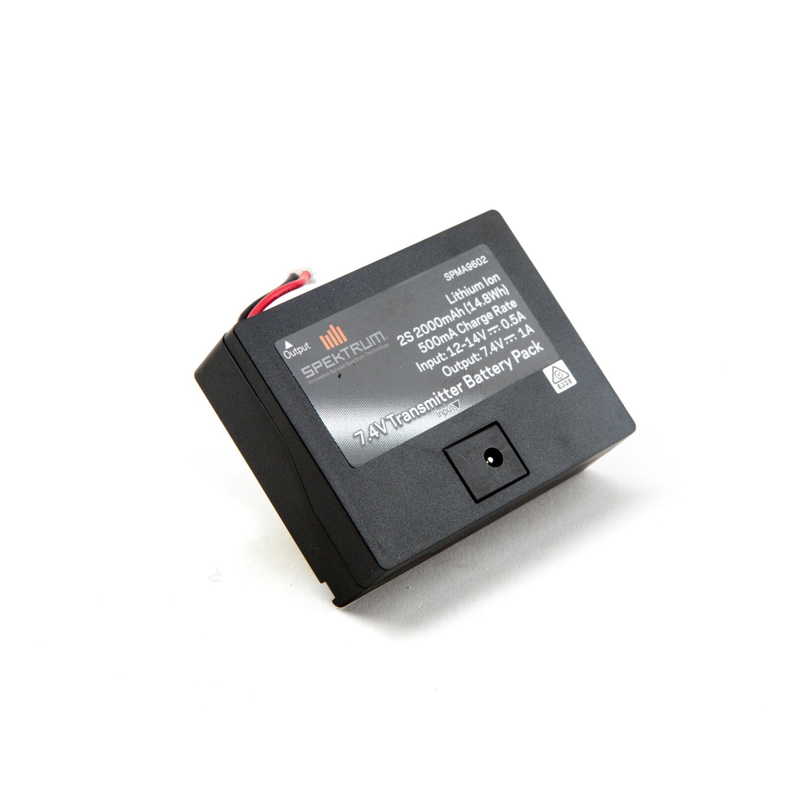 Spektrum RC 7.4V 2000mAh 2S Li-Ion Transmitter Battery: TX Plug