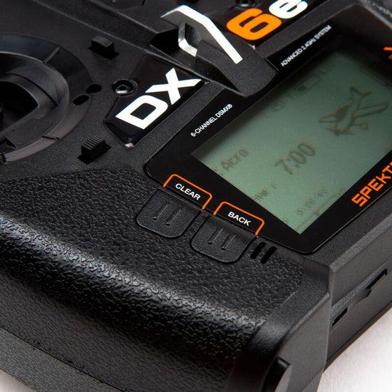 Spektrum RC DX6e 6 Channel Full Range DSMX Transmitter (Transmitter Only)