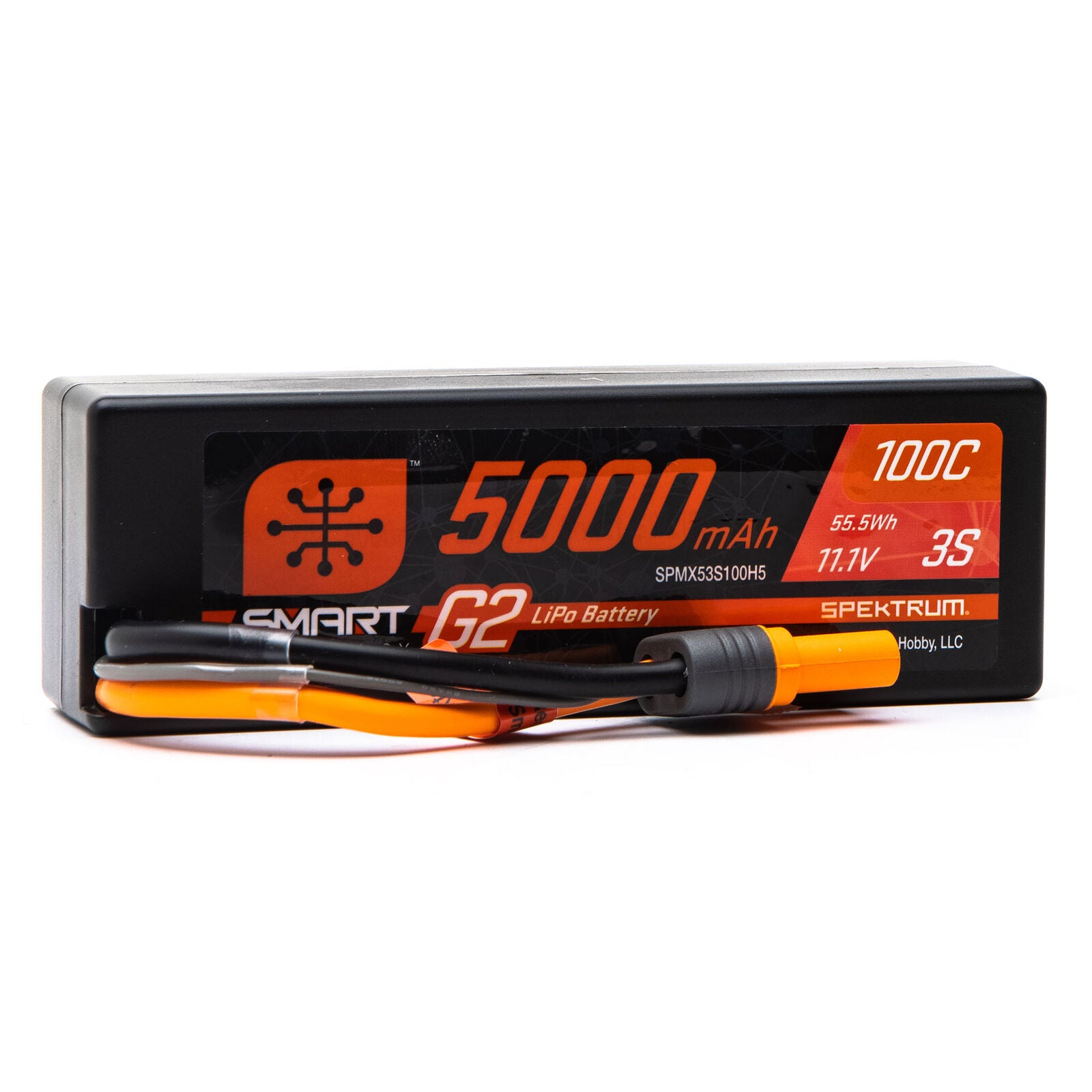 Spektrum RC 3S Smart G2 LiPo 100C Battery Pack (11.1V/5000mAh) w/IC5 Connector