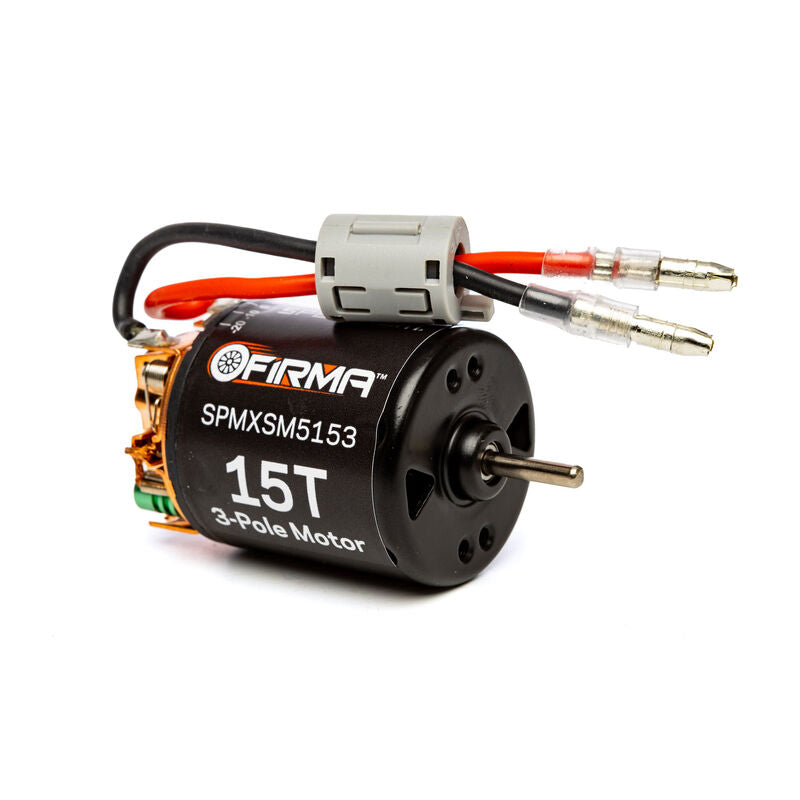 Spektrum Firma 70A Smart Waterproof Brushed ESC & 15T Brushed Motor 1/10 Scale Crawlers
