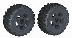Arrma dBoots 'Ragnarok MT' Tire Set Glued, Black (2) For 1/10 BIG ROCK 223S