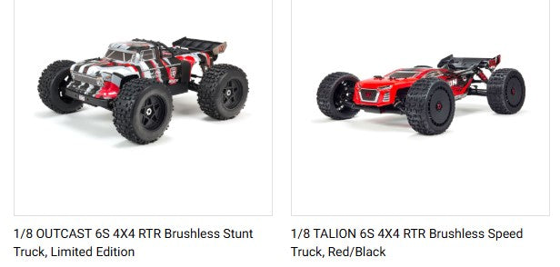 Arrma AR330338 Shock Rod End Set (2) Kraton 6S BLX Talion Typhon Senton