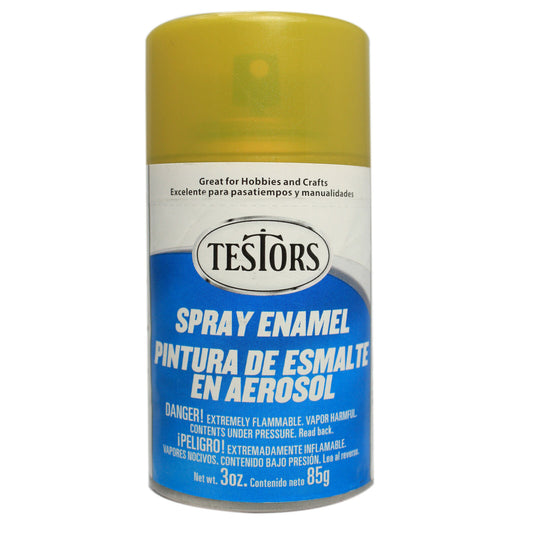 Testors Spray 3 oz Lime Gold Metal Flak