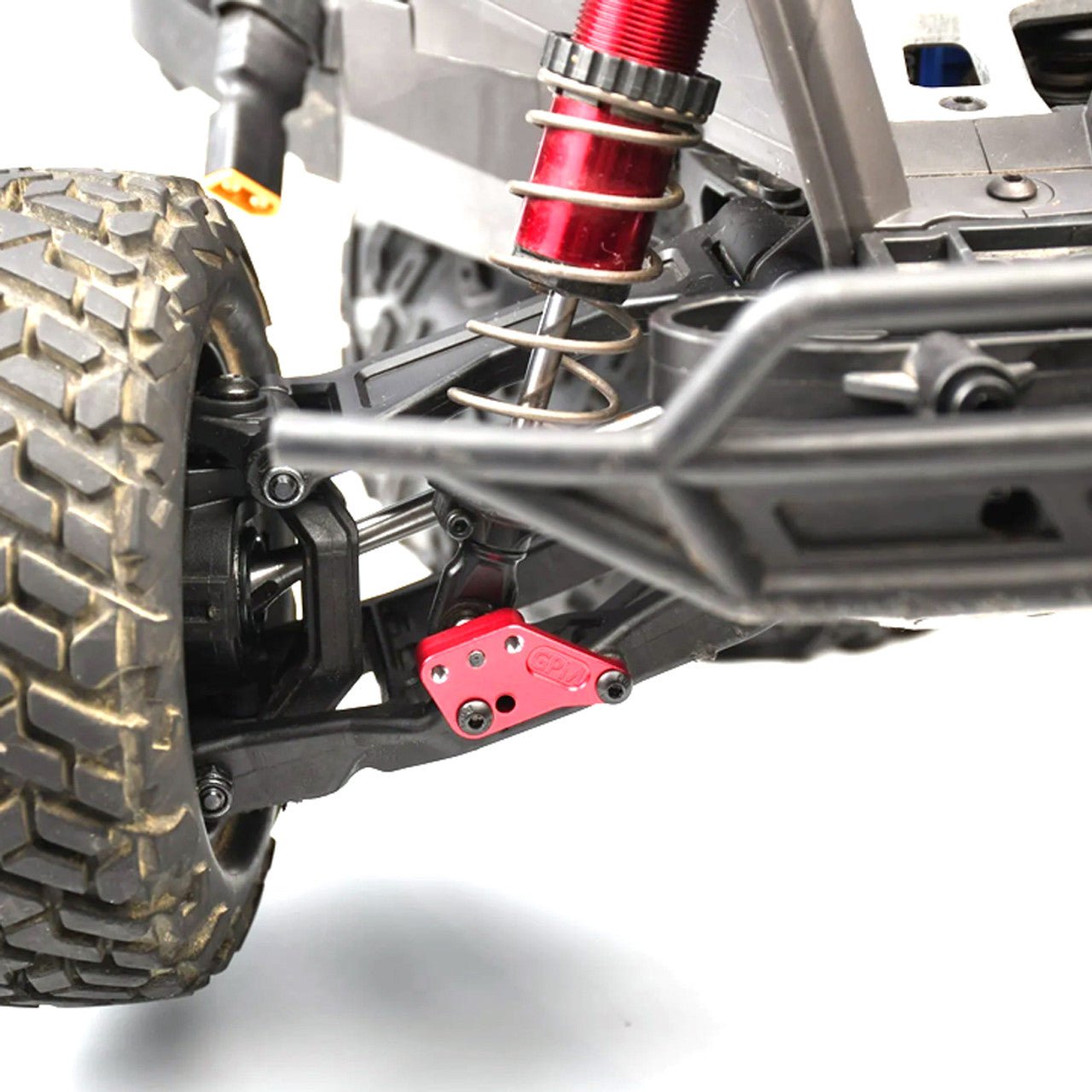 GPM Aluminum 7075 Alloy Front Or Rear Shock Mount Blue for Traxxas Maxx Slash