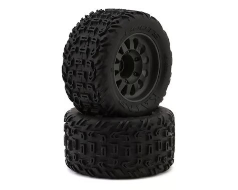 Arrma dBoots 'Katar' Tire Set Glued (2)For 1/10 VORTEKS