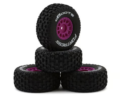 ARRMA dBoots 'FORTRESS' Glued Tire Set For 1/16 MOJAVE GROM