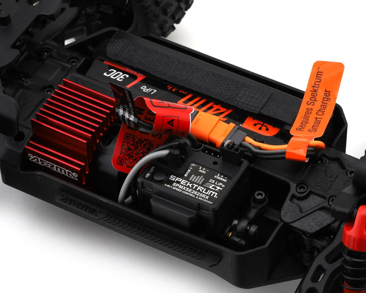Arrma Granite Grom MEGA 4WD 380 Brushed 1/18 Monster Truck RTR (Blue) w/SLT2 2.4GHz Radio, Battery & Charger