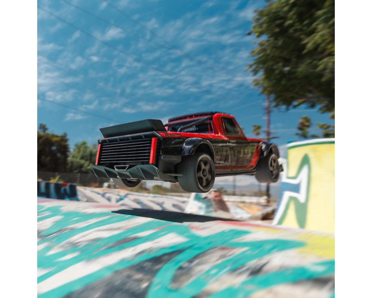 Arrma Infraction Grom 3S BLX 1/12 4WD RTR Brushless Street Bash Truck (Red/Black) w/2.4GHz Radio, DSC, Battery & Charger