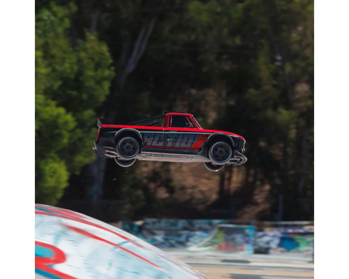 Arrma Infraction Grom 3S BLX 1/12 4WD RTR Brushless Street Bash Truck (Red/Black) w/2.4GHz Radio, DSC, Battery & Charger
