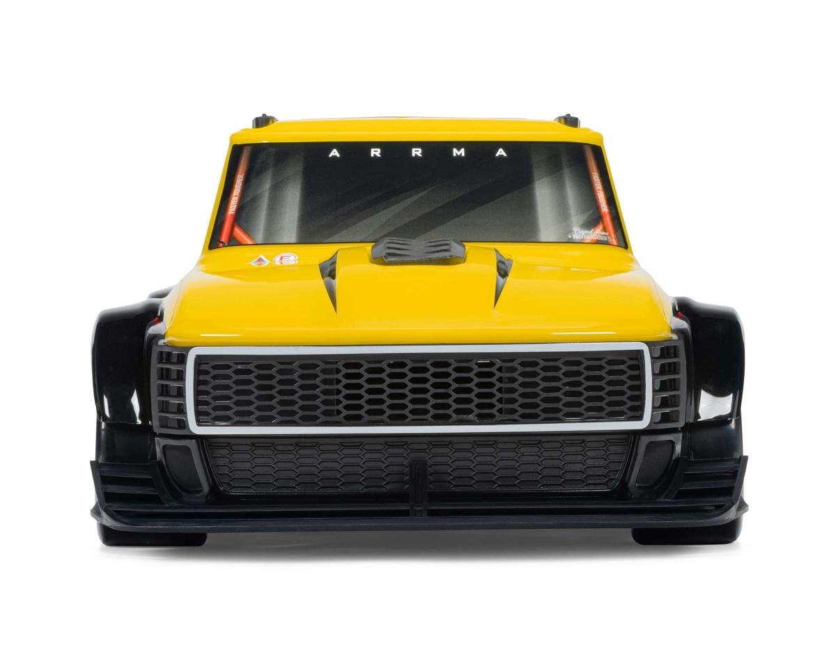 Arrma Infraction Grom 3S BLX 1/12 4WD RTR Brushless Street Bash Truck (Yellow/Black) w/2.4GHz Radio, DSC, Battery & Charger