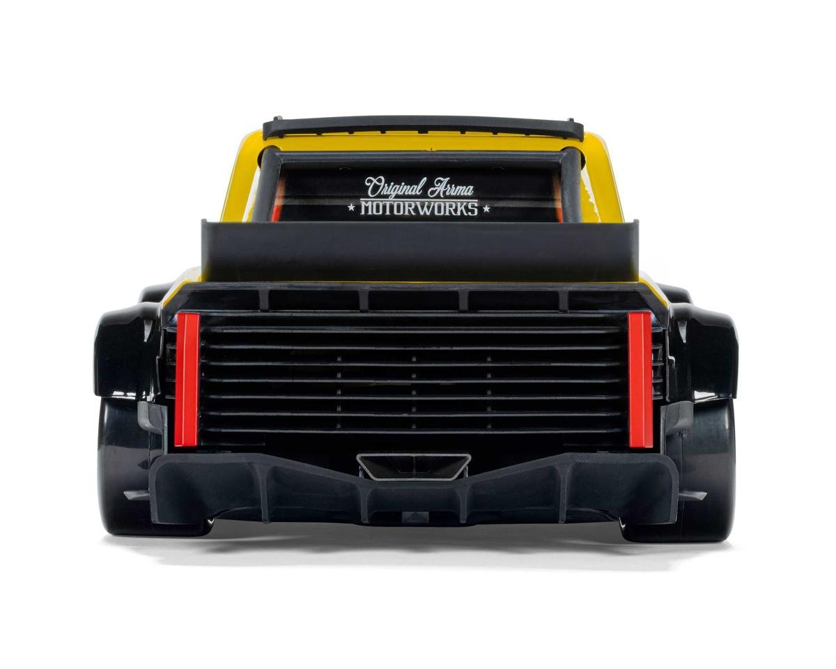 Arrma Infraction Grom 3S BLX 1/12 4WD RTR Brushless Street Bash Truck (Yellow/Black) w/2.4GHz Radio, DSC, Battery & Charger