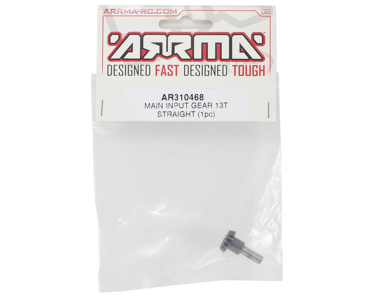Arrma AR310468 Input Gear Main 13T Straight 1/8 Typhon / 1/7 INFRACTION