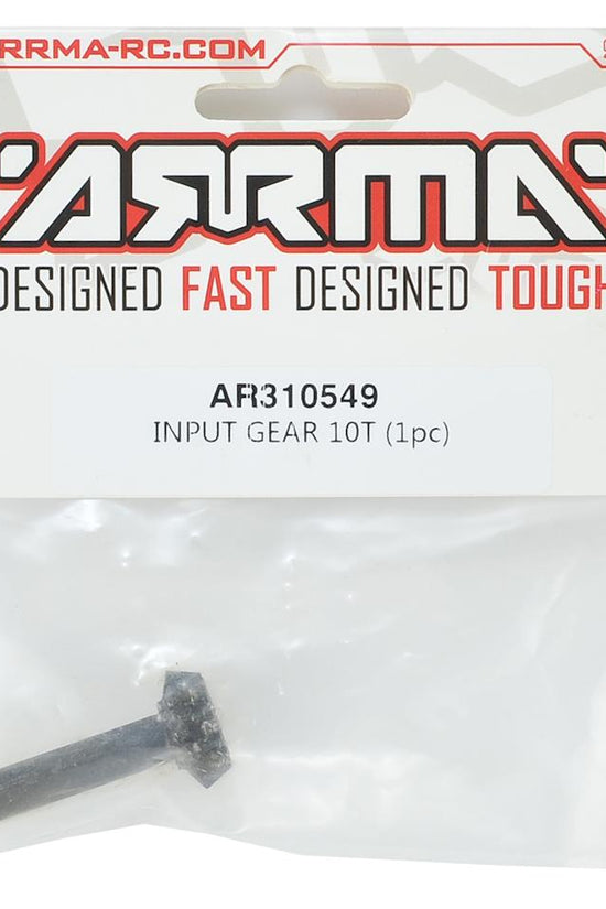ARRMA AR310549 Input Gear 10T Nero