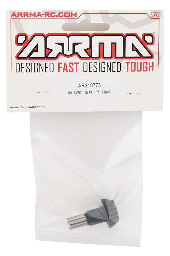 Arrma 310773 HD Input Gear (17T), Granite/Senton/Typhon 4x4